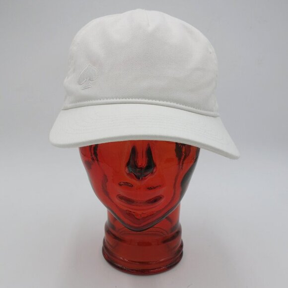 Kate Spade 100% Cotton Cream Bow Baseball Hat Embroidered Logo OS NWT Kate Spade New York Bow Baseball Cap in Cream OS NWT  main image 3